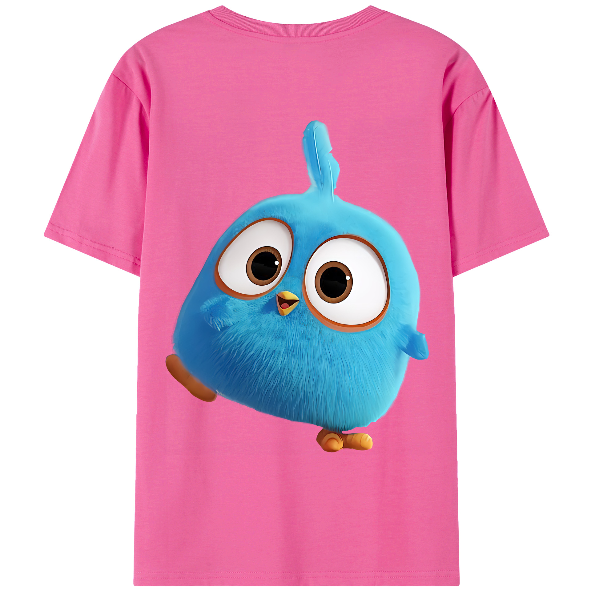 （画像用） Angry Birds アングリーバード レディース半袖Tシャツ(バックプリント)